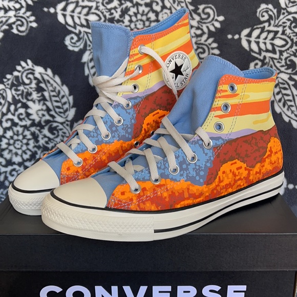 Converse Chuck Taylor All Star Hi Magma Orange/Sea MEN`S - Picture 5 of 16